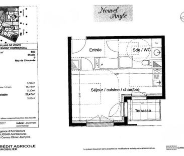 location Appartement T0 DE 26.09m² À CERGY PONTOISE - Photo 1