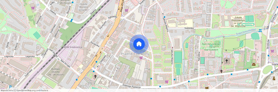 mjr. Ryszarda Nuszkiewicza, Kraków-Śródmieście, Kraków