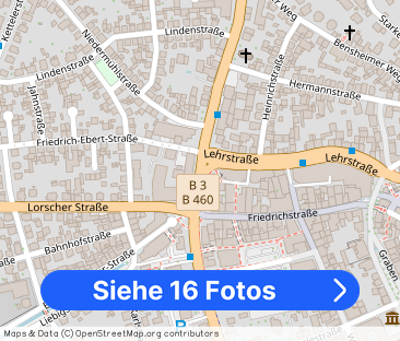 +++ Moderne 2-Zimmerwohnung im Zentrum von Heppenheim +++ - Foto 1