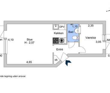 Fuldt møbleret lejlighed med to altaner - Photo 5