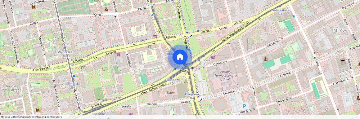 ul. Okopowa, Młynów, Wola, Warszawa, mazowieckie