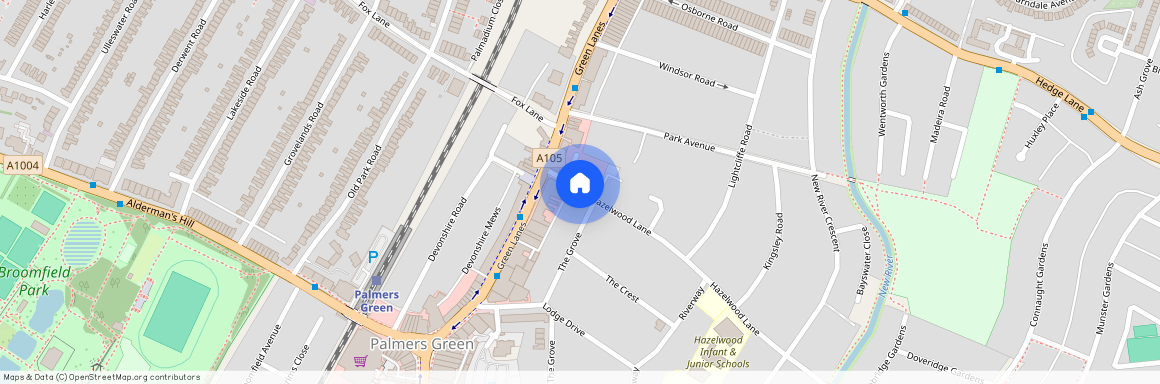 Hazelwood Lane, Palmers Green, London, N13