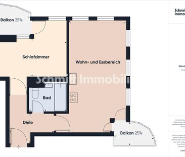 2-Zimmer-Wohnung mit Blick auf Nidda & Main! - Foto 1