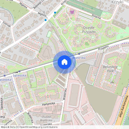 ul. Przyjaźni, Krzyki, Krzyki, Wrocław, dolnośląskie