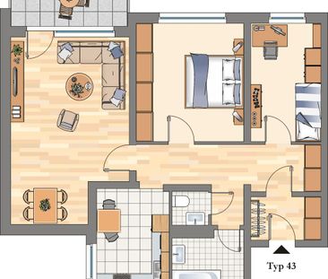 Demnächst frei! 3-Zimmer-Wohnung in Hattingen Stadtmitte - Photo 4