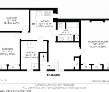 For Lease - 3 Barwell Crescent Unit# Bsmt, Toronto, Ontario - Photo 4