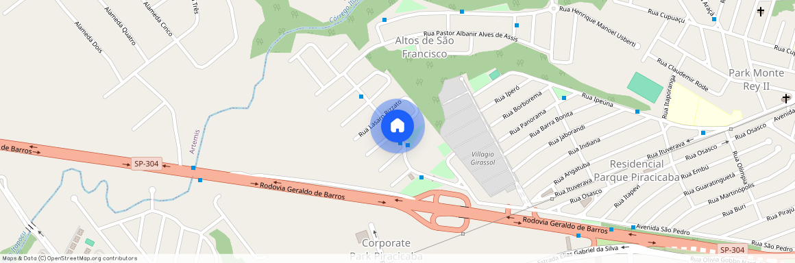 Rua Ida Irene Ravelli Malosso, 40 - Villagio Girassol - Santa Terezinha, Piracicaba, São Paulo, 13409104