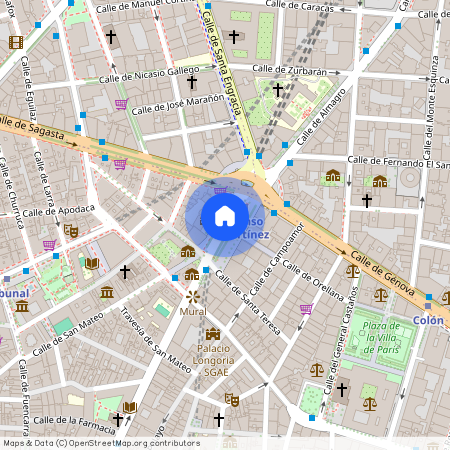 Plaza de Santa Bárbara, Madrid, Community of Madrid 28004