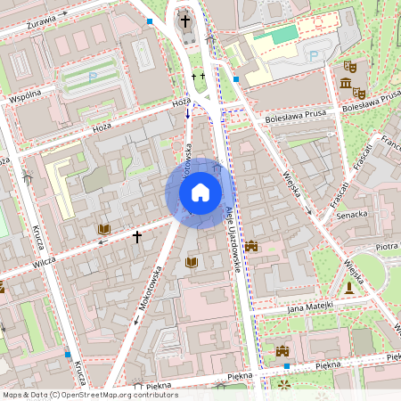ul. Wilcza 2/4, Śródmieście Południowe, Śródmieście, Warszawa, mazowieckie