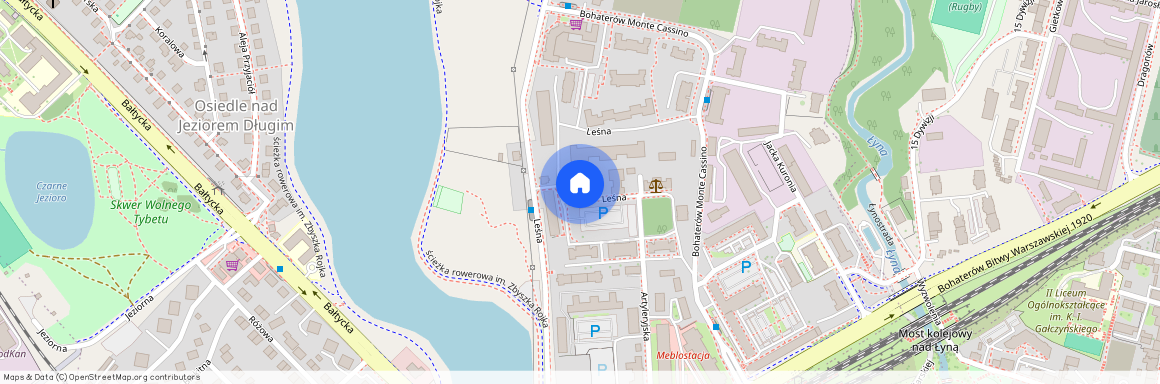 ul. Leśna, Osiedle Nad Jeziorem Długim, Olsztyn, warmińsko-mazurskie