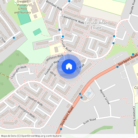 Standish Walk, Denton, Greater Manchester, M34