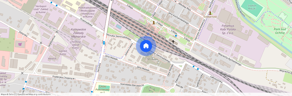 ul. Henryka Siemiradzkiego, Kutno, kutnowski, łódzkie