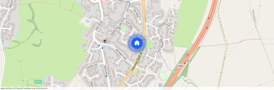 Baines Close, Silverstone, Towcester, Northamptonshire, NN12