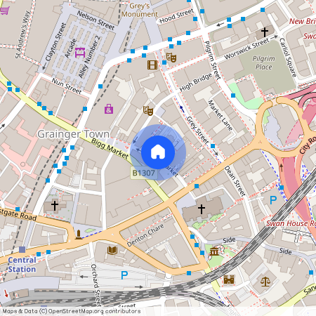 Cloth Market, Newcastle, Newcastle upon Tyne, Tyne and Wear, NE1 1EE