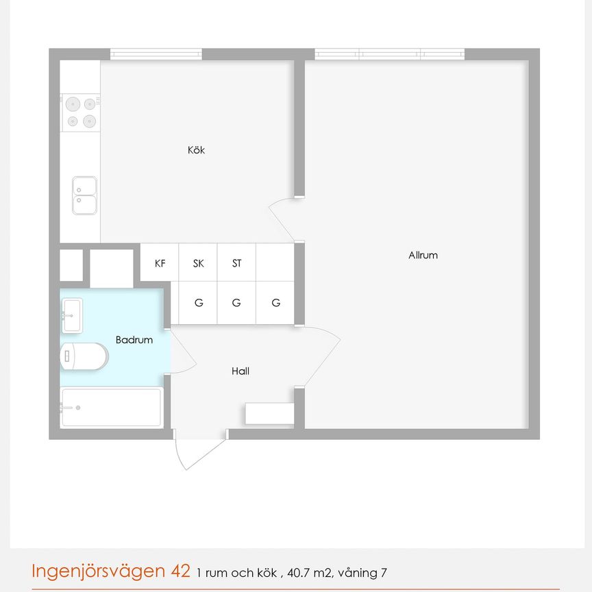 Ingenjörsvägen 42 1702 - Foto 2