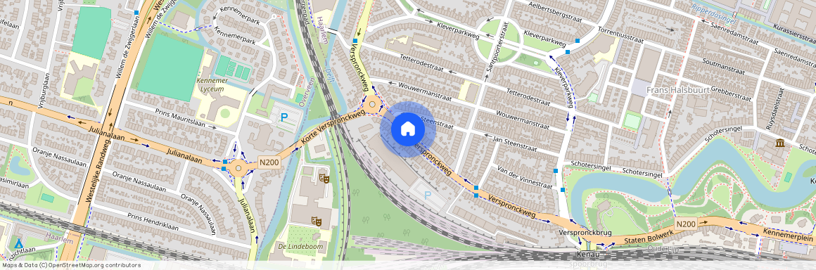 Kleverpark-zuid, 2023 BD, Verspronckweg, Haarlem