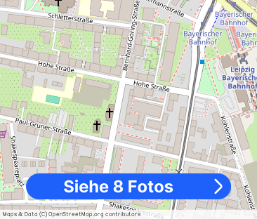 1 Zi Whg. 28 m², 04107 Leipzig, Bernhard Gröing Str. 595 € warm - Foto 1