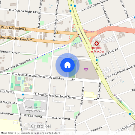 Rua Presidente Beaurepaire Rohan, 509, Cristo Rei - Curitiba - PR