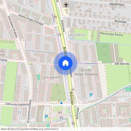 ul. Buforowa, Jagodno, Krzyki, Wrocław, dolnośląskie