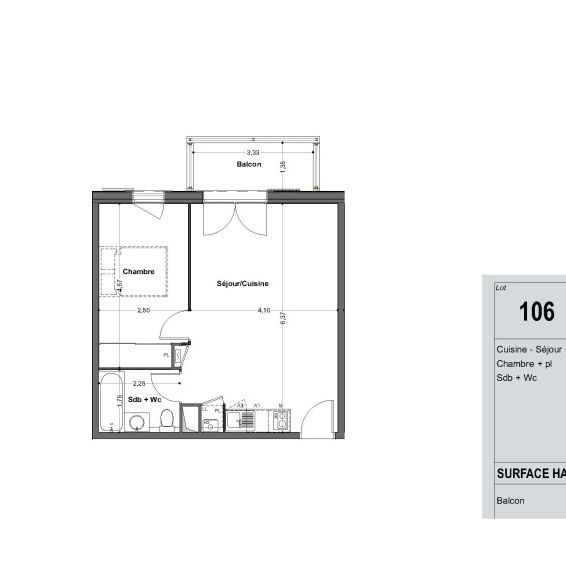 Location Appartement 2 pièces 41m² SEYSSES 31600 - Photo 1