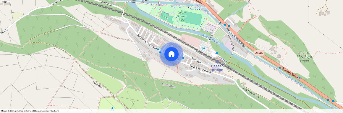 Fairfield, off Palace House Road, Hebden Bridge