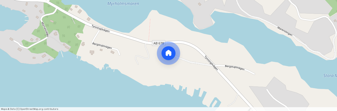 Bergstupsvägen, Tynningö