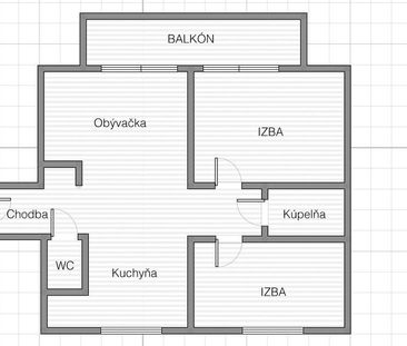 Na prenájom 3 izbový byt, 86 m2, Bratislava, Nové Mesto, Šancova ulica – Fotografia 1