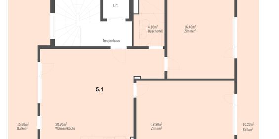 Moderne 3-Zimmerwohnung mit zwei Dachterrassen - Photo 3