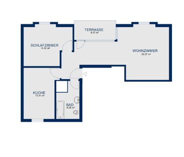 sonnige 2-Zimmer-Wohnung mit Dachterrasse - Foto 1