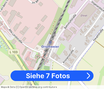 Mahlberg-Orschweier, Gepflegte 3 Zimmer Wohnung mit Terrasse, Kamin... - Foto 1