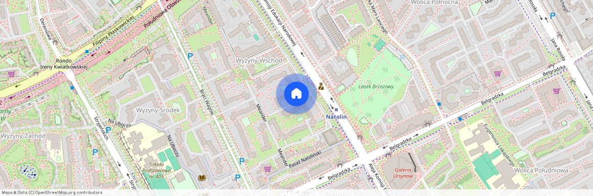 ul. Meander, Natolin, Ursynów, Warszawa, mazowieckie