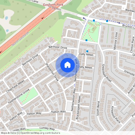 Featherstone Grove, Great Park, Gosforth, Newcastle Upon Tyne, NE3