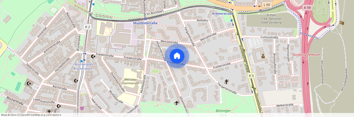 Friedenstraße 79, 47053 Duisburg - Duisburg-Mitte