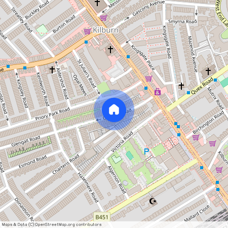 Glengall Road, Kilburn, London, NW6