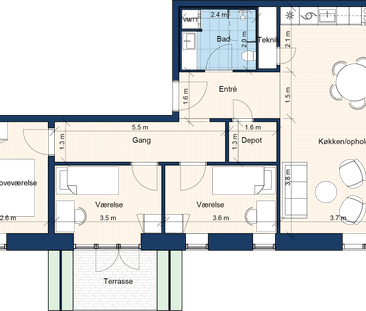 Frederiksbro Torv 10, st. th. - Photo 1