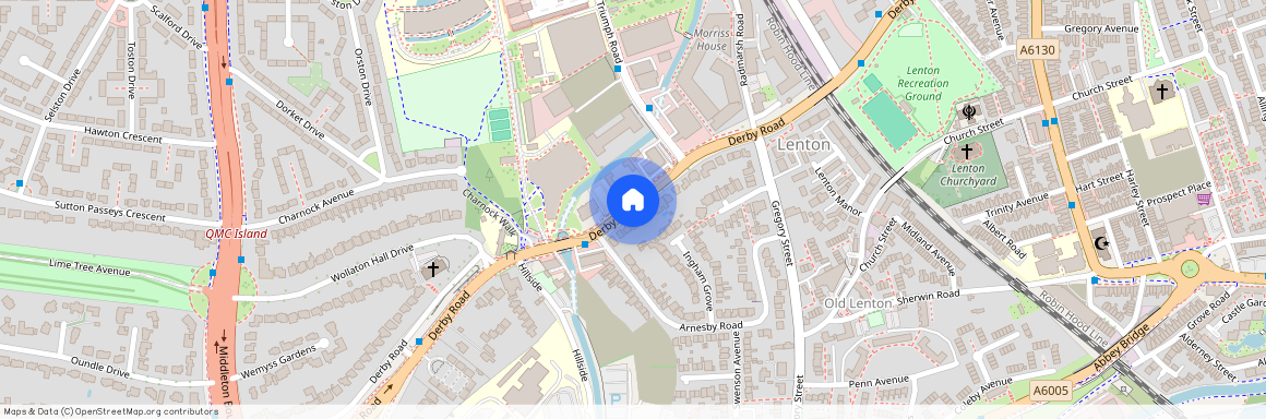 6 Bed Student House 26/27 Academic Year - Derby Road, Nottingham, NG7 2DZ