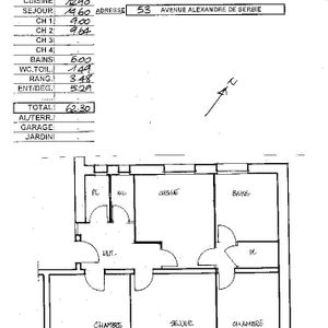 Location appartement T3 62.30m² à Reims (51100) Loyer CC * : 450.70 € Réf : ER.00232 - Photo 3