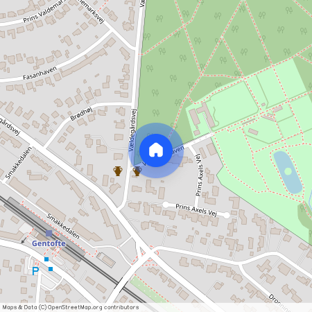 Gentofte, Ved Slotshaven