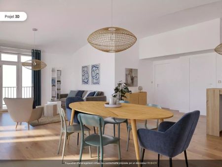 location Appartement T4 DE 102.8m² À COURBEVOIE - Photo 4