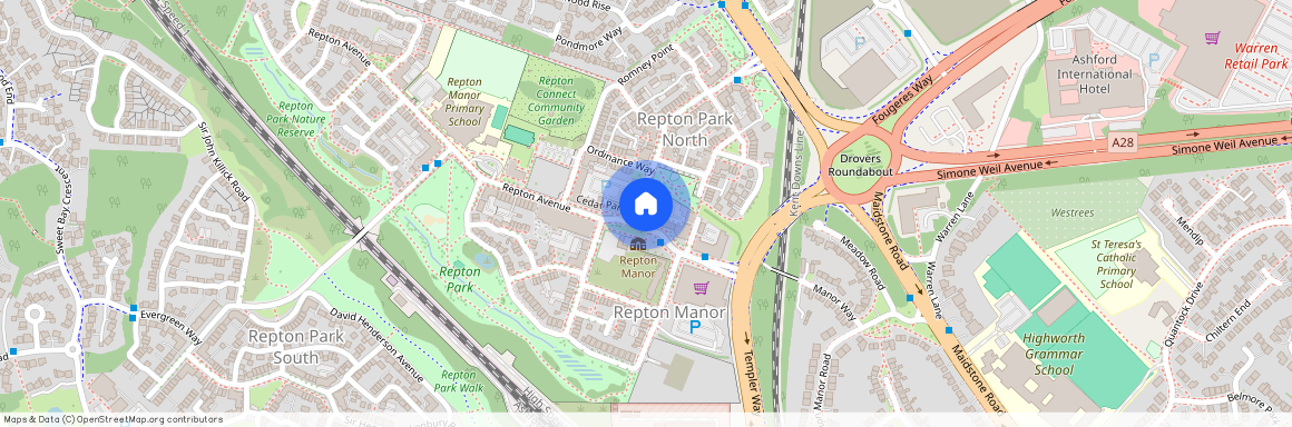 9 Nicholas Hammond Close, 106 Bishops Court, St. Bartholomews Place, TN23 3TD