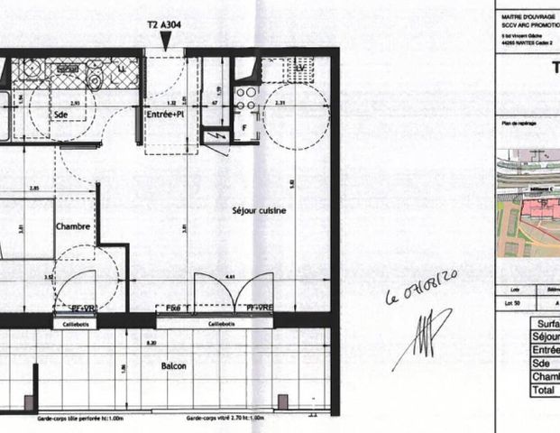 location Appartement T2 DE 45.44m² À ANGERS - Photo 1