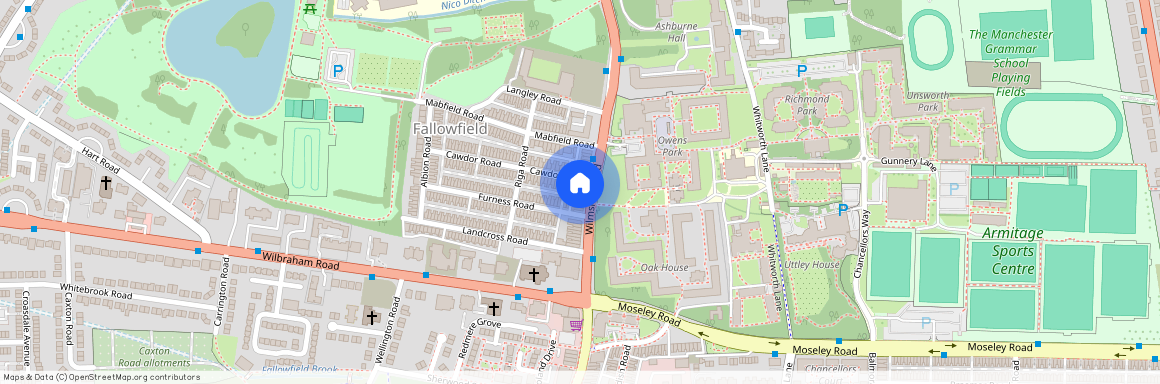 A Wilmslow Road, Manchester M14