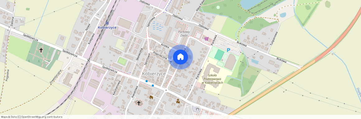 ul. Ludowa, Kobierzyce, Kobierzyce, wrocławski, dolnośląskie