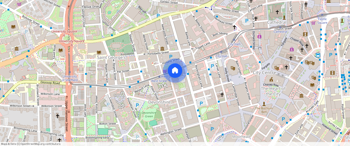 Plot The James, Medium Studio at The James Sheffield, 123 West Street, 123 West Street S1