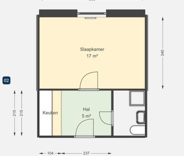Studio au Rivierstraat 65, Rotterdam - À Louer - Foto 3