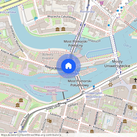 ul. Księcia Witolda, Nadodrze, Śródmieście, Wrocław, dolnośląskie