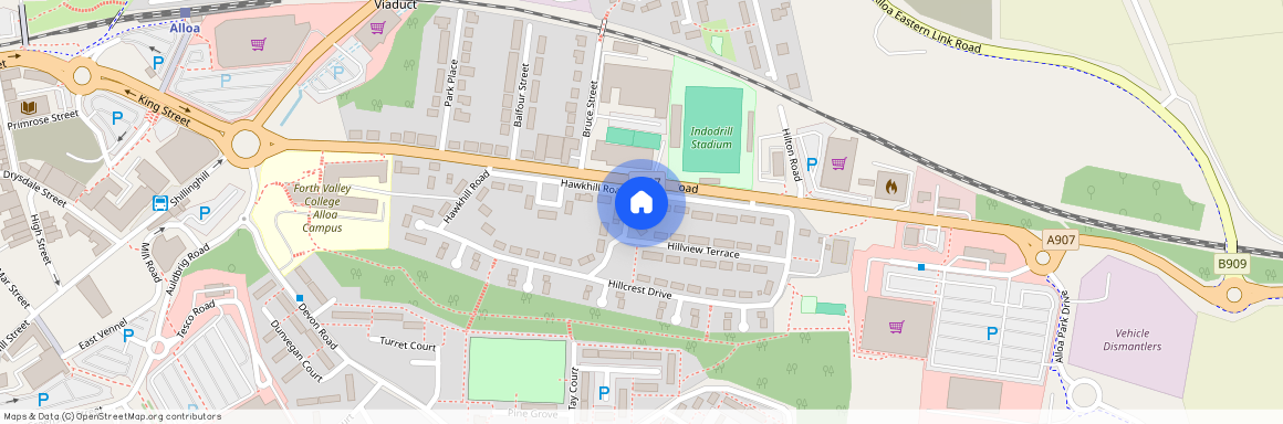 Hawkhill Road. Alloa