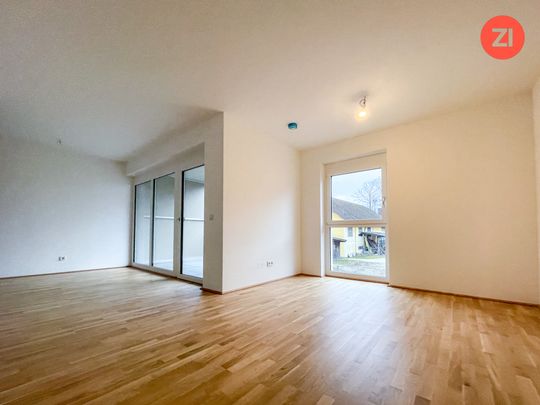 Geförderte 2-Zimmer-Wohnung mit Tiefgaragenparkplatz und Loggia in Gallspach. Erstbezug! - Foto 1