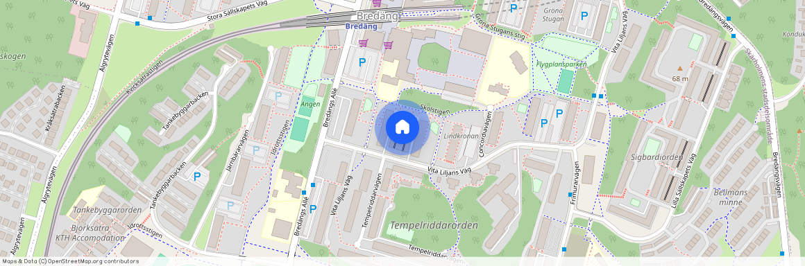 Bredäng, Stockholm, Vita Liljans Väg 90