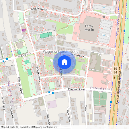 ul. Widokowa, Franciszka Kotuli, Rzeszów, podkarpackie